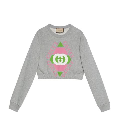 gucci female sweater|Gucci cropped sweatshirt etsy.